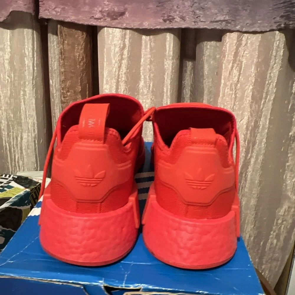 Adidas originals NMD_R1 Primeblue Men's Shoes Vivid Red GX7605 size 11